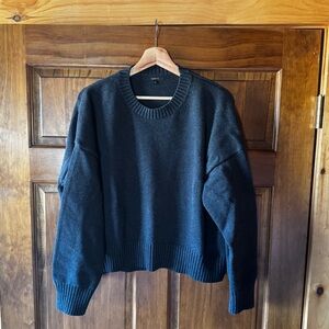 Quince Dark Gray Knit Sweater
